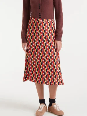 Falda midi retro Compañia Fantastica