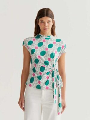 camiseta con estampado geometrico de Compañia fantastica