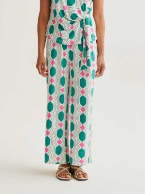 Pantalón con estampado geometric. Compañia Fantastica